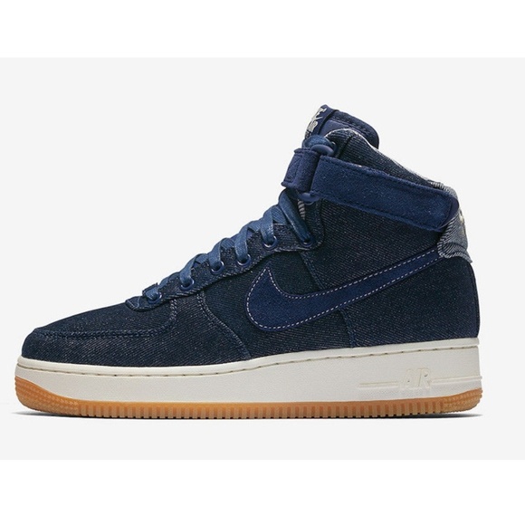 air force 1 denim blue